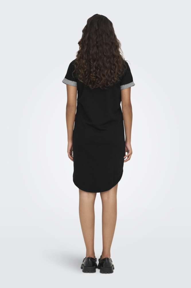 JDYIVY LIFE S/S DRESS JRS NOOS 15174793 Black